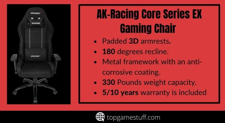 Ak-racing core series ex gaming chair