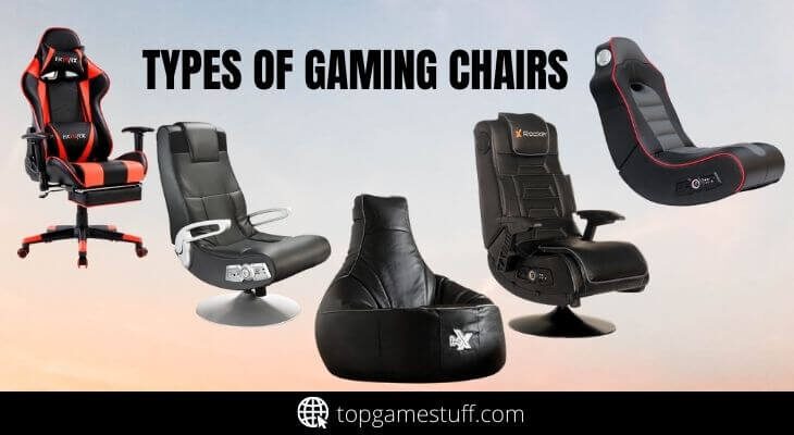 types of gaming chairs