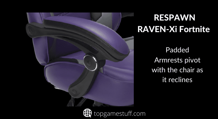 Padded armrest of Respawn Raven-xi Fortnite