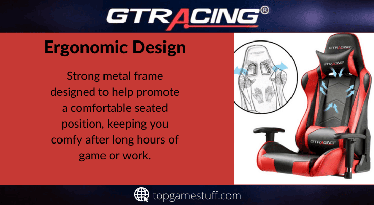 GT-Racing GT099 ergonomic design gaming chair