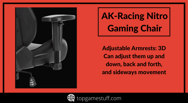 AK-racing nitro chair with 3D armrests