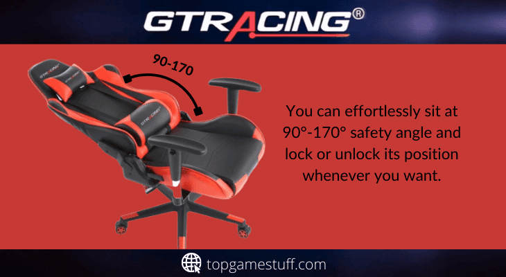 GT-Racing gt099 pro series reclining gaming chair gaming chair